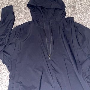 Lululemon light weight 1/4 zip up hooded jacket